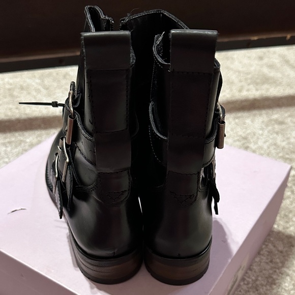 Black Buckle Boots - Picture 3 of 3